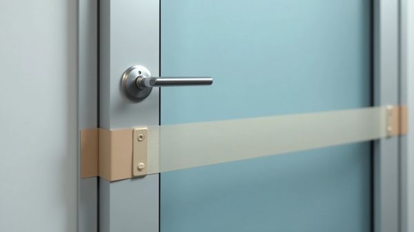 Isoler efficacement une porte avec une bande adhésive